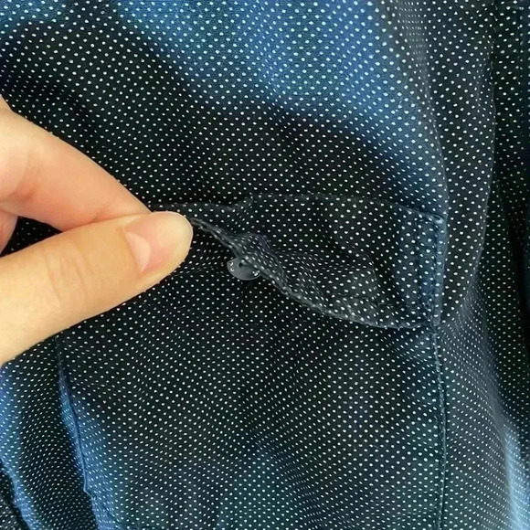 Native Code 100% Cotton Men’s L Button Down Short Sleeve Shirt Impeccable Fit - Picture 7 of 13